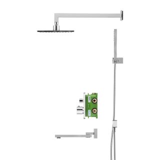 Душевой комплект Swedbe Platta 5563 с термостатом хром
